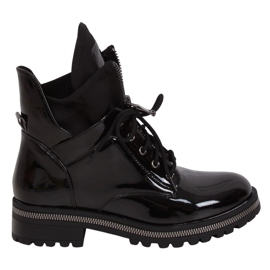 Botas lacadas negras NC1083 Black negro
