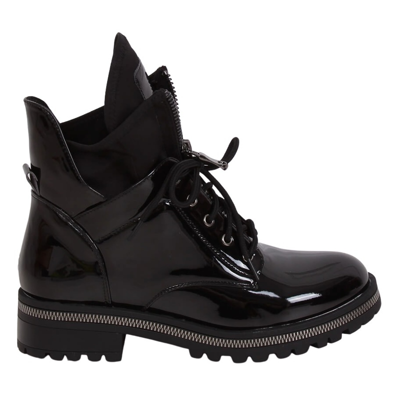 Botas lacadas negras NC1083 Black negro