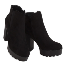 Black DK51 Botas negras con plataforma negro