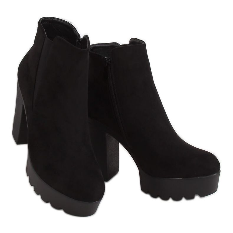 Black DK51 Botas negras con plataforma negro Black DK51 Botas negras con plataforma negro