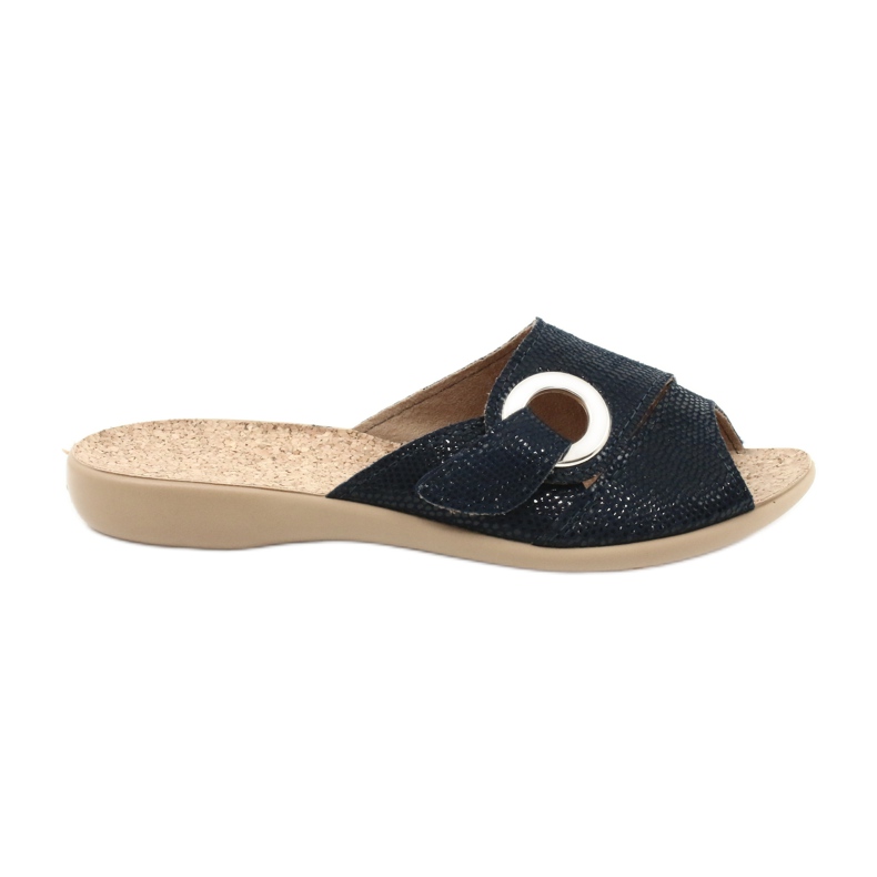 Zapatos de mujer befado pu 265D017 azul marino