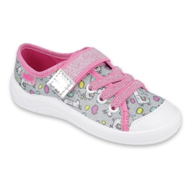 Calzado infantil befado 251X158 rosado gris Calzado infantil befado 251X158 rosado gris
