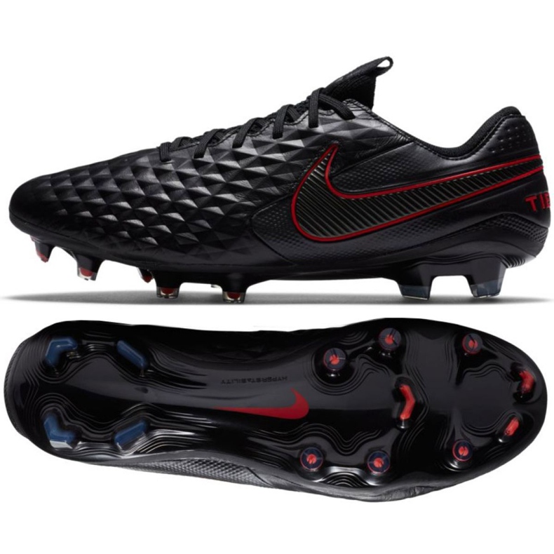 Botas de fútbol Nike Tiempo Legend 8 Elite Fg M AT5293-060 negro negro