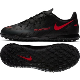 Zapatillas de fútbol Nike Phantom Gt Club Tf Jr CK8483-060 negro multicolor