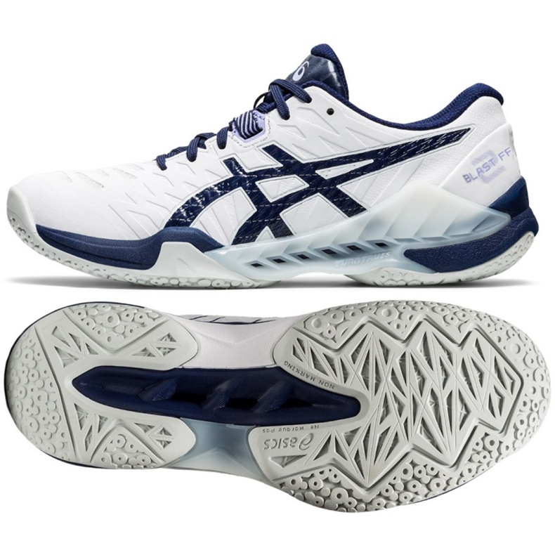 Zapatillas balonmano Asics Blast Ff 2 W 1072A046-100 multicolor blanco