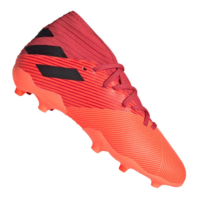 Las botas de fútbol adidas Nemeziz 19.3 Fg Jr EH0492 rojo rojo