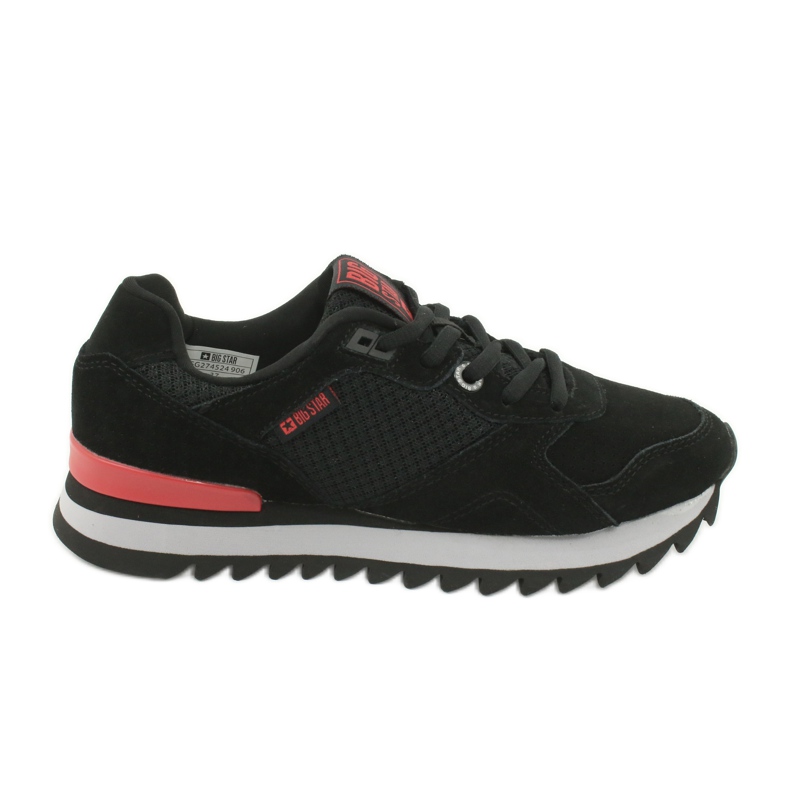 Zapatillas deportivas BIG STAR GG274524 negro rojo