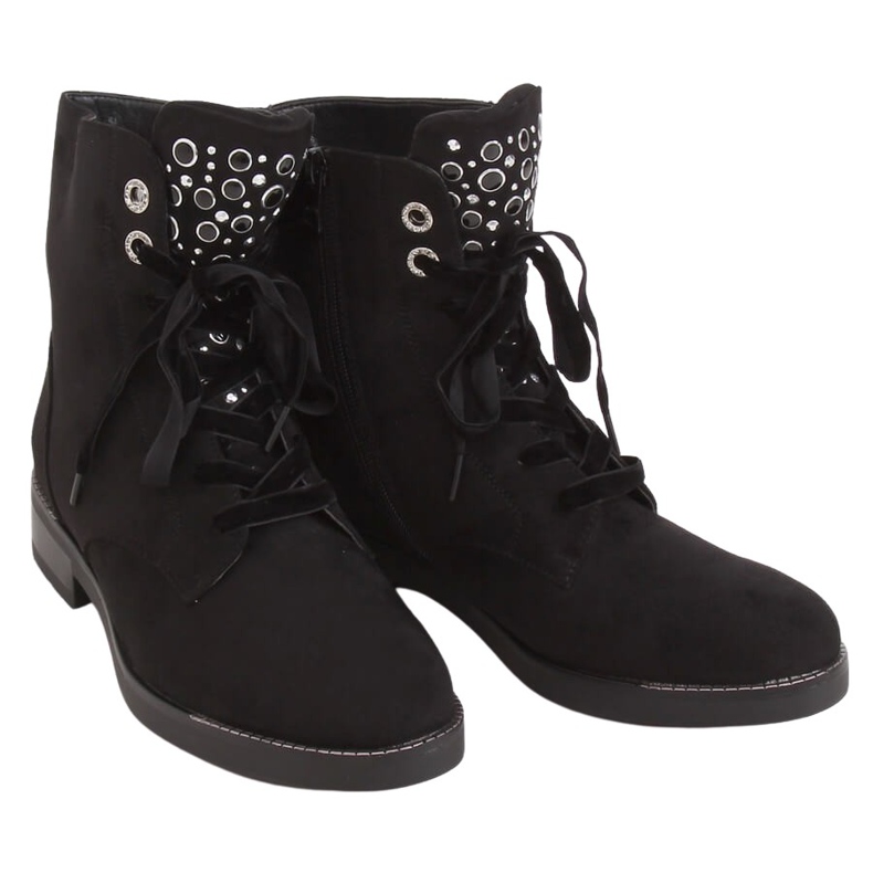 Botas negras con cordones BH2537-KB Black negro