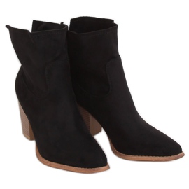 Botas negras de tacón M398 Black negro