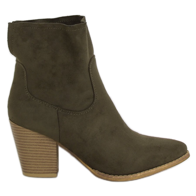 Botas de tacón verde M398 Verde