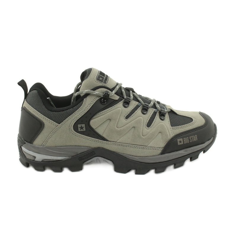 Hombre Big Star Trekking GG174281 negro gris
