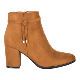 Botas VINCEZA elegantes marrón