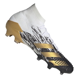 Botas de fútbol adidas Predator 20.1 Fg M FW9186 negro, blanco, negro, oro blanco