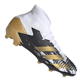 Botas de fútbol adidas Predator 20.1 Fg Jr FW9208 negro, blanco, negro, dorado blanco