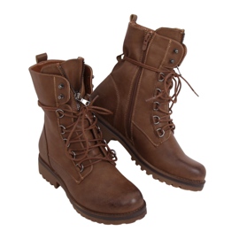 Botas marrones militares workery BZ66017-KB Khaki marrón caqui