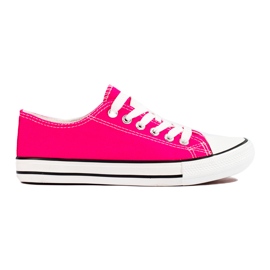 J. Star Zapatillas clásicas fucsia rosa