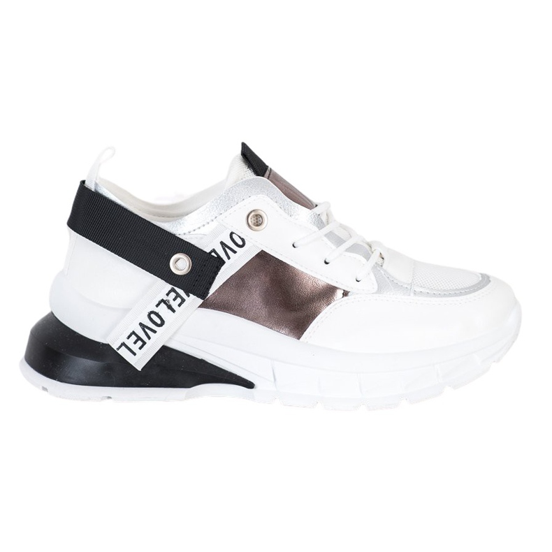 Marquiz Zapatillas con estilo blanco negro