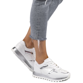 Deportivas blancas de ecopiel 2019-447 blanco