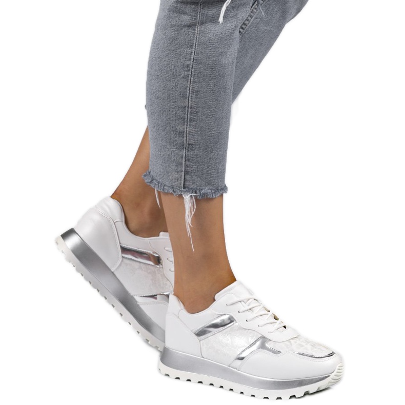 Deportivas blancas de ecopiel 2019-447 blanco