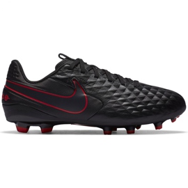 Zapatillas de fútbol Nike Tiempo Legend 8 Academy FG / MG Jr AT5732 060 negro multicolor