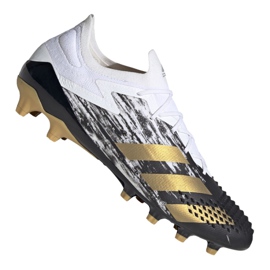 Botas de fútbol adidas Predator 20.1 Low Ag M FW9747 negro, blanco, negro, oro blanco