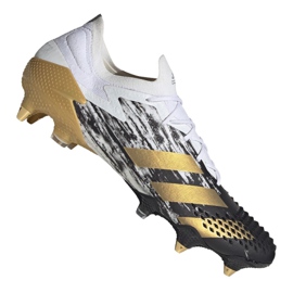 Botas de fútbol adidas Predator 20.1 Low Sg M FW9181 negro, blanco, negro, dorado blanco