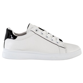 SHELOVET Calzado deportivo clásico blanco negro