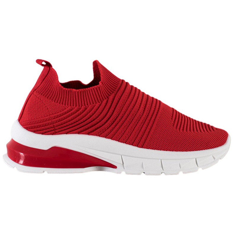 SHELOVET Zapatillas sin cordones textiles rojo