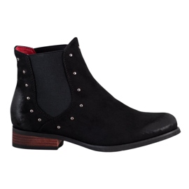 Goodin Botines chelsea negros con accesorios Goodin Botines chelsea negros con accesorios