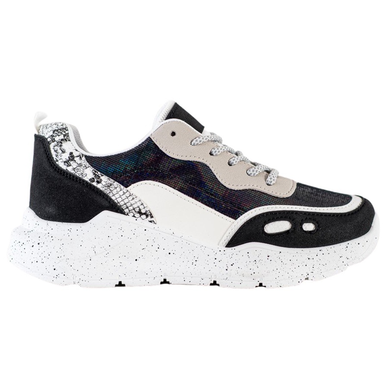 Kayla Zapatillas Con Efecto Holo negro