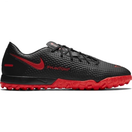 Calzado de fútbol Nike Phantom M Gt Academy Tf CK8470 060 negro / rojo negro