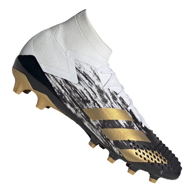 Botas de fútbol adidas Predator 20.1 Ag M FW9185 negro, blanco, negro, dorado blanco