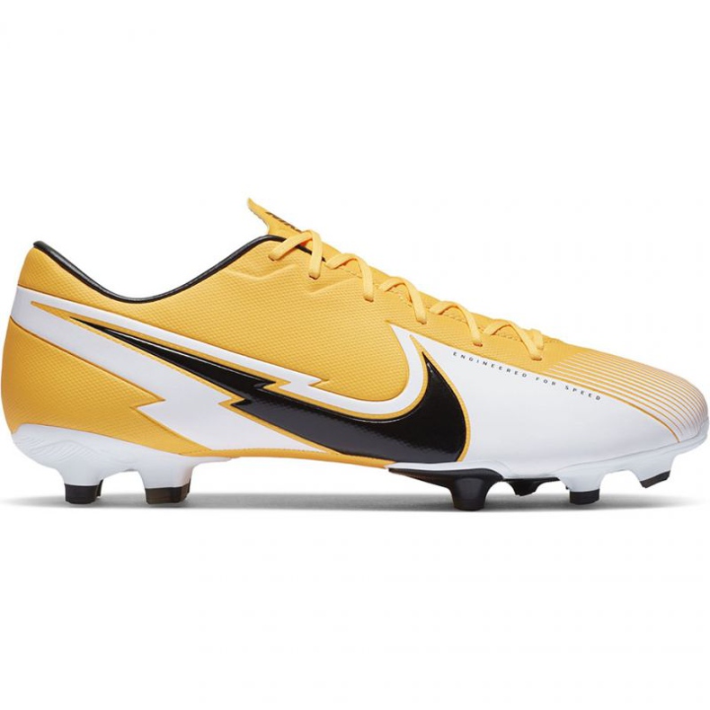 Zapatos de fútbol Nike Mercurial Vapor 13 Academy M FG / MG AT5269 801 multicolor amarillo