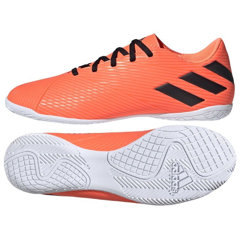 Zapatos de interior adidas Nemeziz 19.4 In M EH0307 multicolor naranjas y tintos