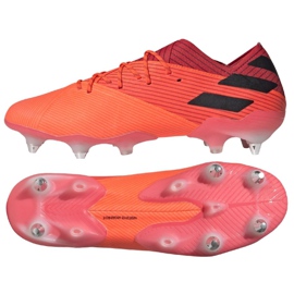 Botas de fútbol adidas Nemeziz 19.1 Sg M EH0562 multicolor naranja
