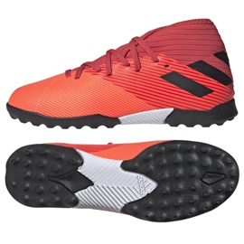 Botas de fútbol adidas Nemeziz 19.3 Tf Jr EH0499 multicolor naranja Botas de fútbol adidas Nemeziz 19.3 Tf Jr EH0499 multicolor naranja