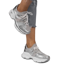 Deportivas grises Lycra C947