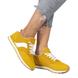 Deportivas amarillas 3149 blanco amarillo