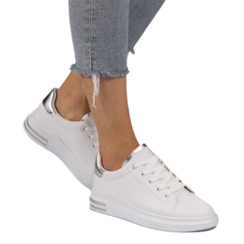 Zapatillas clásicas blancas LG20 blanco plata gris