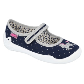 Calzado infantil befado 114X414 azul marino gris