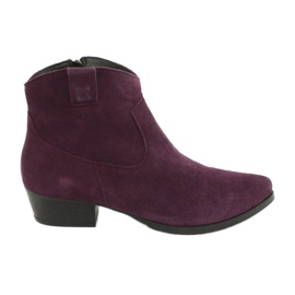 Botas Violeta Maciejka de ante para mujer 04289-05 púrpura