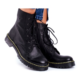Botas de mujer Glany Workers Maciejka Black 01609-33 / 00-6 negro