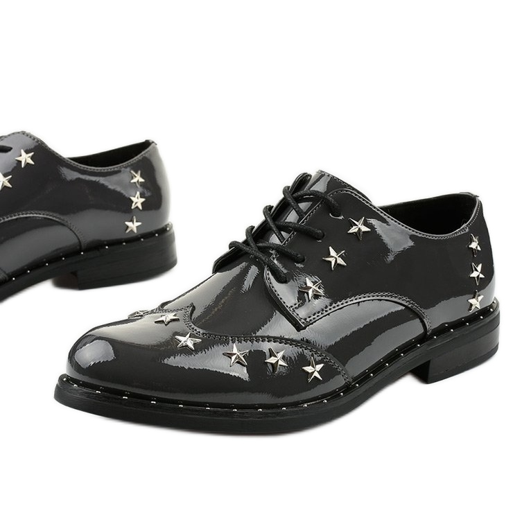 Zapatos de mujer grises C18-37117 Zapatos de mujer grises C18-37117