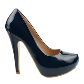 Tacones clásicos azul marino 0113-4
