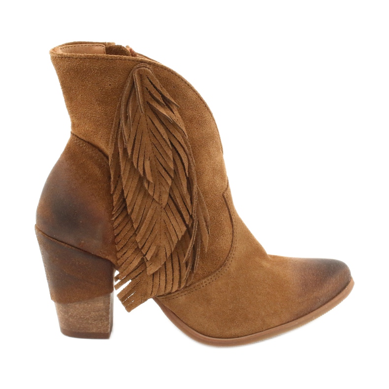 EXQUISITE 1196 Bota cowboy ante camel marrón
