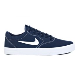 Zapatillas Nike Sb Charge Cnvs M CD6279-402 blanco azul marino