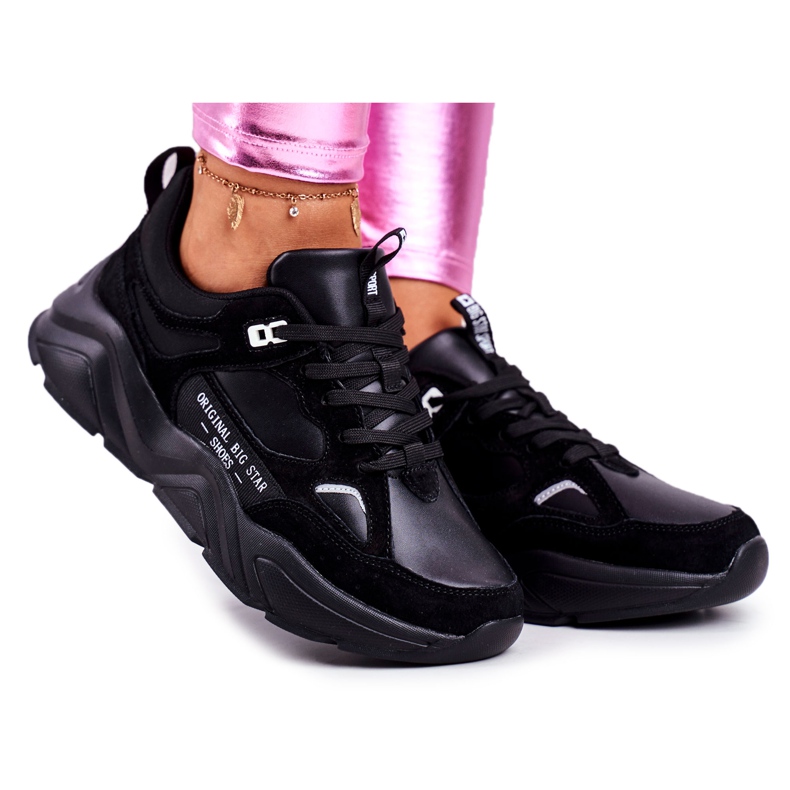 Zapatillas de Mujer Big Star Black GG274654 negro