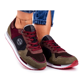 Deportes juveniles Big Star Grey and Claret GG274459 rojo gris