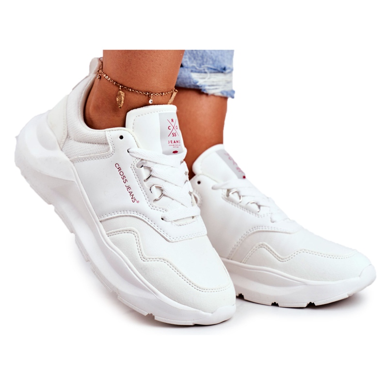 Zapatos Deportivos De Mujer Sneakers Cross Jeans Blanco GG2R4042C Zapatos Deportivos De Mujer Sneakers Cross Jeans Blanco GG2R4042C
