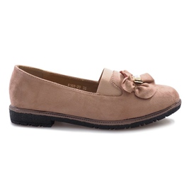 Zapatos sin cordones rosas con lazo Pearl Inside rosado